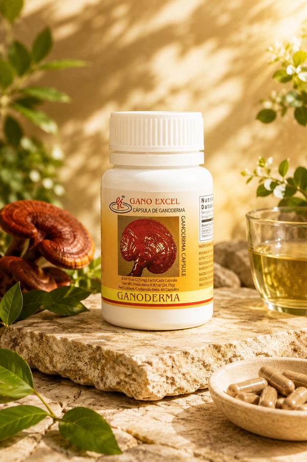 Cápsulas Ganoderma de Gano Excel